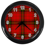 MacDougall Tartan Wall Clock (Black)