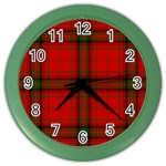 MacDougall Tartan Color Wall Clock