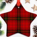 MacDougall Tartan Ornament (Star)