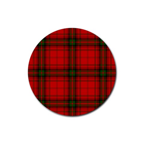 MacDougall Tartan Rubber Coaster (Round) from ArtsNow.com Front