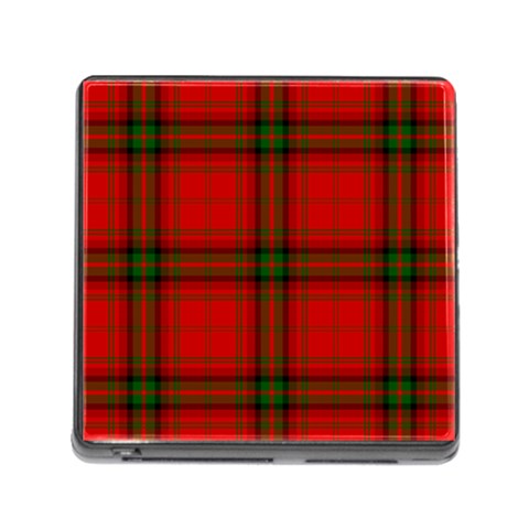 MacDougall Tartan Memory Card Reader (Square) from ArtsNow.com Front