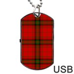 MacDougall Tartan Dog Tag USB Flash (One Side)