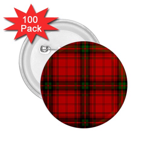 MacDougall Tartan 2.25  Button (100 pack) from ArtsNow.com Front
