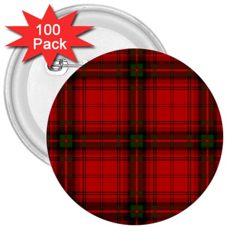 MacDougall Tartan 3  Button (100 pack) from ArtsNow.com Front