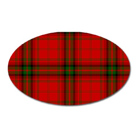 MacDougall Tartan Magnet (Oval) from ArtsNow.com Front