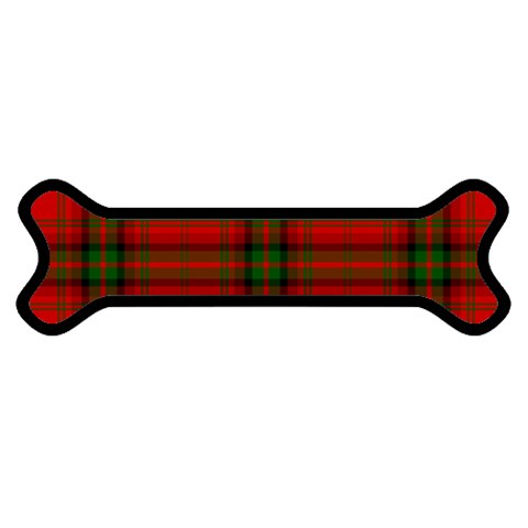 MacDougall Tartan Magnet (Dog Bone) from ArtsNow.com Front