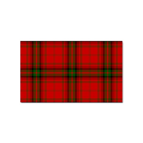 MacDougall Tartan Sticker (Rectangular) from ArtsNow.com Front
