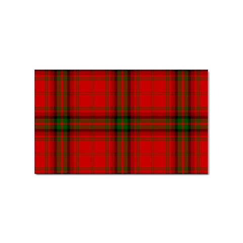 MacDougall Tartan Sticker Rectangular (100 pack) from ArtsNow.com Front