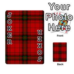 MacDougall Tartan Playing Cards 54 Designs from ArtsNow.com Front - Joker1