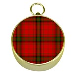 MacDougall Tartan Gold Compass