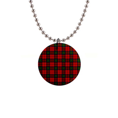 MacDuff Tartan 1  Button Necklace from ArtsNow.com Front