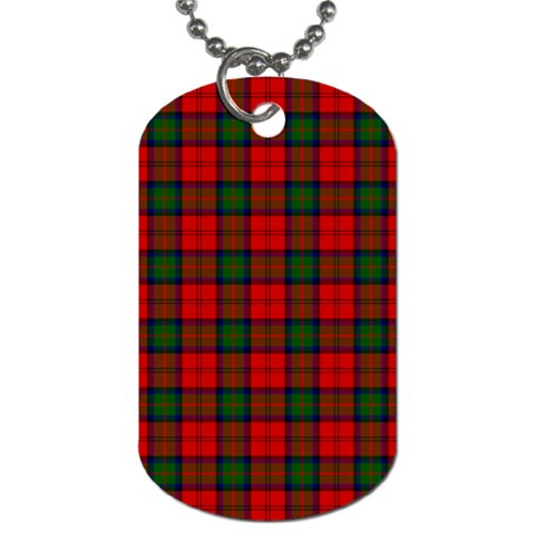 MacDuff Tartan Dog Tag (Two Sides) from ArtsNow.com Front