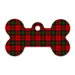 MacDuff Tartan Dog Tag Bone (Two Sides)