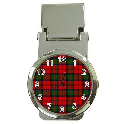 MacDuff Tartan Money Clip Watch from ArtsNow.com Front