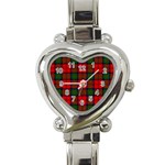 MacDuff Tartan Heart Italian Charm Watch