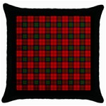 MacDuff Tartan Throw Pillow Case (Black)
