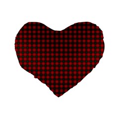 MacDuff Tartan Standard 16  Premium Heart Shape Cushion from ArtsNow.com Back