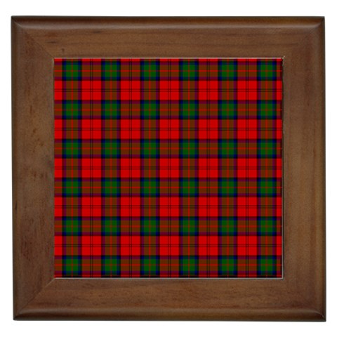 MacDuff Tartan Framed Tile from ArtsNow.com Front
