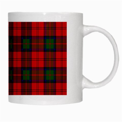 MacDuff Tartan White Mug from ArtsNow.com Right