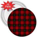 MacDuff Tartan 3  Button (10 pack)