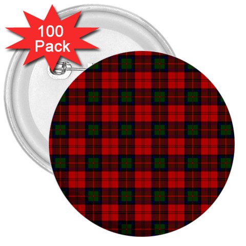 MacDuff Tartan 3  Button (100 pack) from ArtsNow.com Front