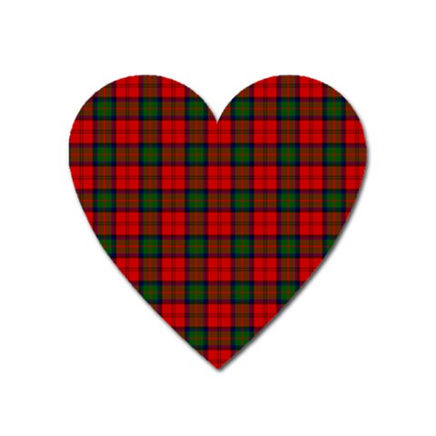 MacDuff Tartan Magnet (Heart) from ArtsNow.com Front