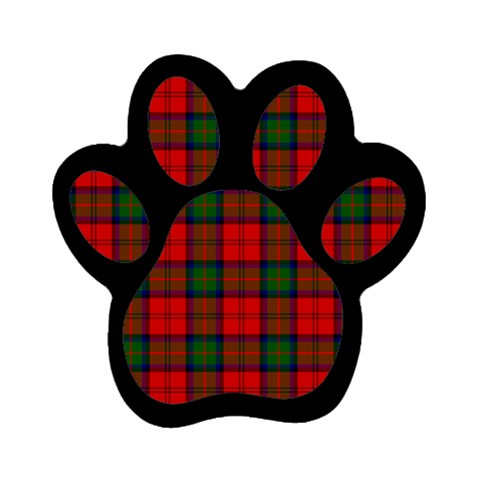 MacDuff Tartan Magnet (Paw Print) from ArtsNow.com Front