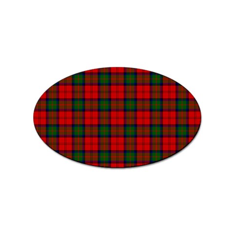 MacDuff Tartan Sticker Oval (100 pack) from ArtsNow.com Front