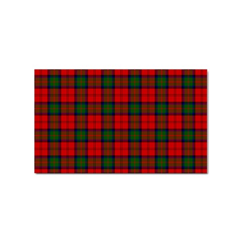 MacDuff Tartan Sticker Rectangular (10 pack) from ArtsNow.com Front