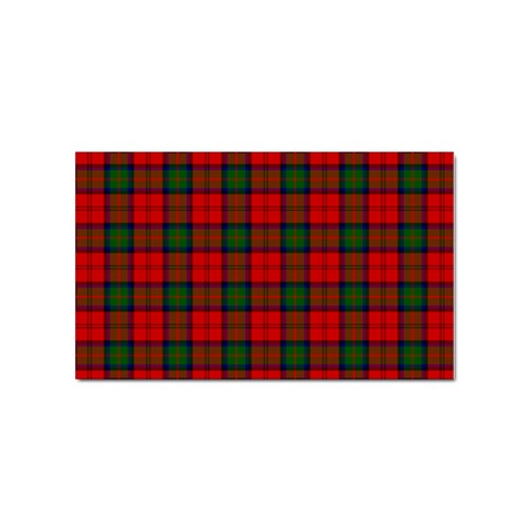 MacDuff Tartan Sticker Rectangular (100 pack) from ArtsNow.com Front