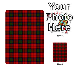 MacDuff Tartan Playing Cards 54 Designs from ArtsNow.com Back