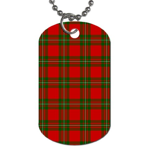 MacGregor Tartan Dog Tag (One Side) from ArtsNow.com Front