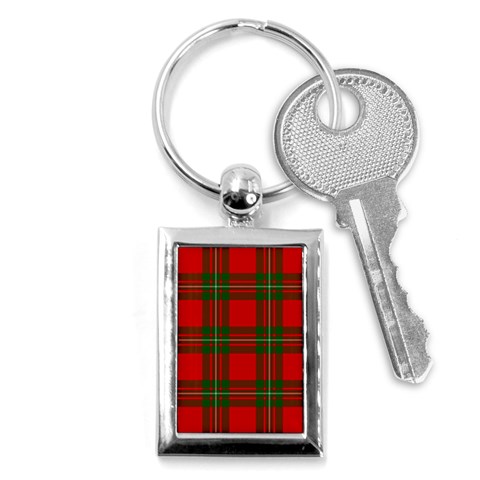MacGregor Tartan Key Chain (Rectangle) from ArtsNow.com Front