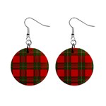 MacGregor Tartan 1  Button Earrings