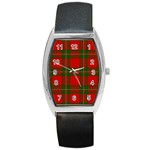 MacGregor Tartan Barrel Style Metal Watch