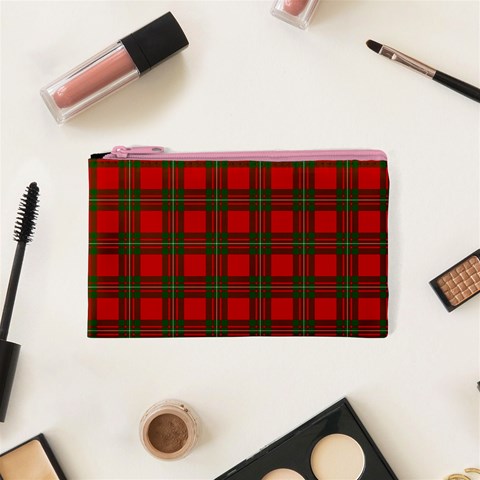 MacGregor Tartan Canvas Cosmetic Bag (XS) from ArtsNow.com Front