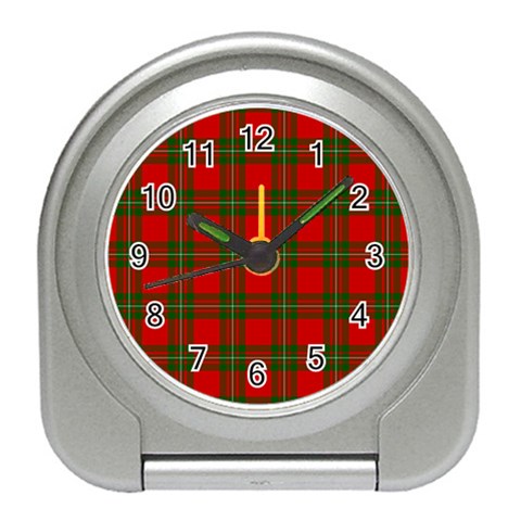 MacGregor Tartan Desk Alarm Clock from ArtsNow.com Front