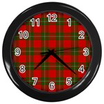 MacGregor Tartan Wall Clock (Black)
