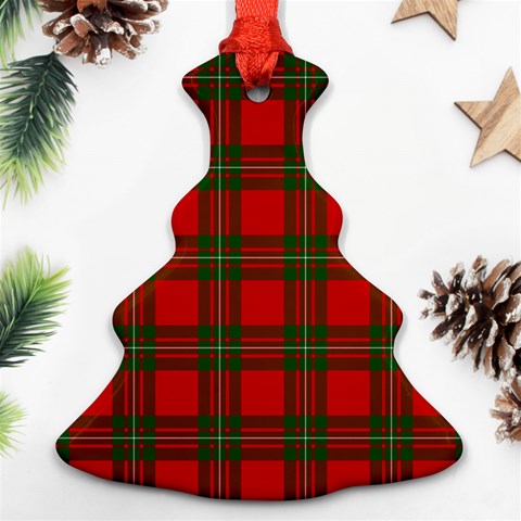 MacGregor Tartan Christmas Tree Ornament (Two Sides) from ArtsNow.com Front