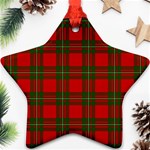 MacGregor Tartan Ornament (Star)