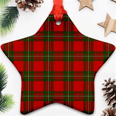 MacGregor Tartan Star Ornament (Two Sides) from ArtsNow.com Back