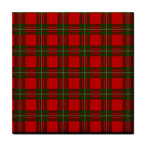 MacGregor Tartan Tile Coaster from ArtsNow.com Front