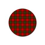 MacGregor Tartan Rubber Coaster (Round)