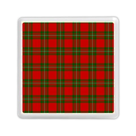 MacGregor Tartan Memory Card Reader with Storage (Square) from ArtsNow.com Front