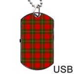 MacGregor Tartan Dog Tag USB Flash (Two Sides)