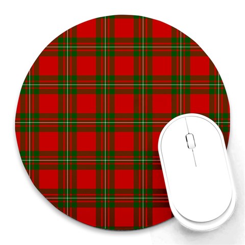 MacGregor Tartan Round Mousepad from ArtsNow.com Front