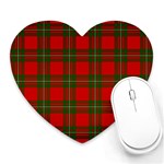 MacGregor Tartan Heart Mousepad