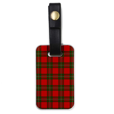 MacGregor Tartan Luggage Tag (One Side) from ArtsNow.com Front