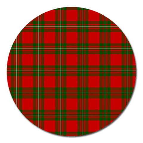 MacGregor Tartan Magnet 5  (Round) from ArtsNow.com Front