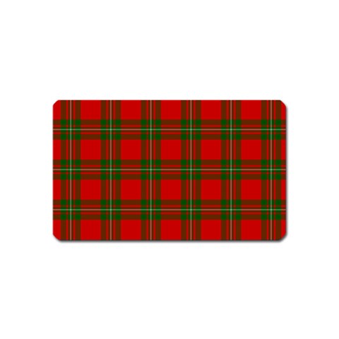 MacGregor Tartan Magnet (Name Card) from ArtsNow.com Front